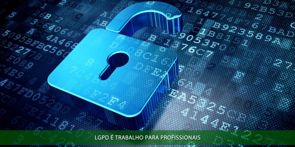 LGPD é trabalho para profissionais