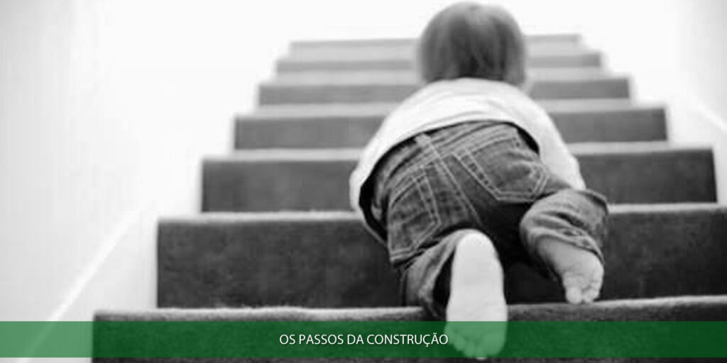 Os passos da construção