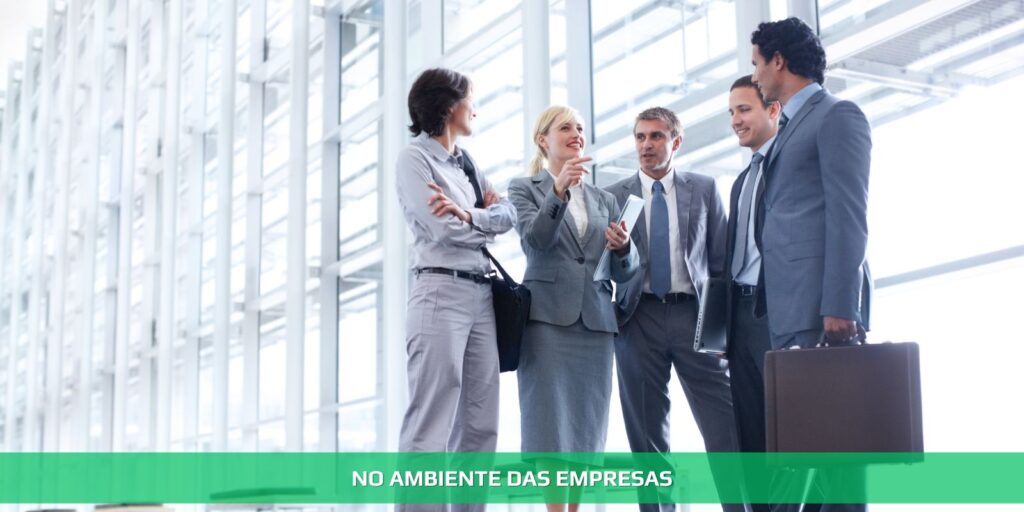 No ambiente das empresas