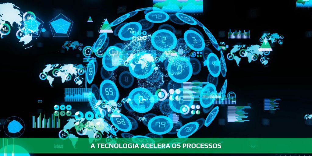 A tecnologia acelera os processos