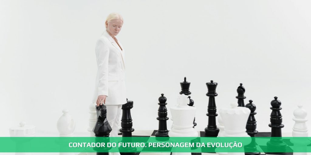 Contador do futuro. Personagem da evolução