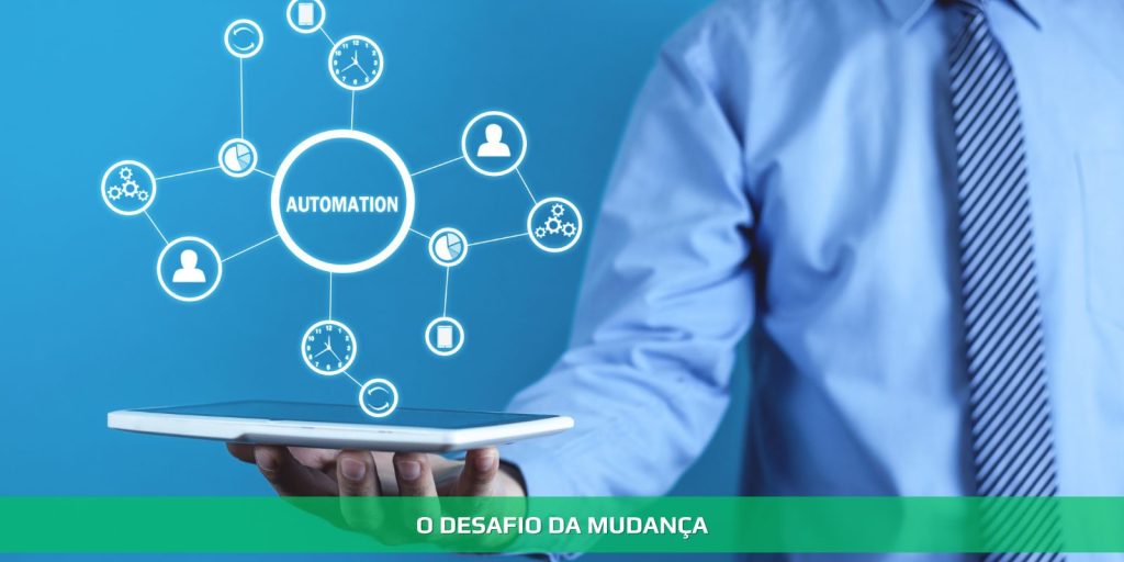Imagem que fala sobre os desafios da mudança